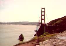 Golden Gate, San Francisco, ep&auml;tavallisesta kulmasta